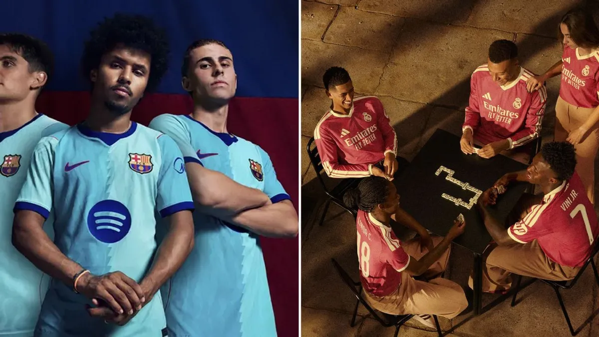 Clasico Baju Baru: Barcelona dan Real Madrid Rilis Jersey Ketiga 2026-27