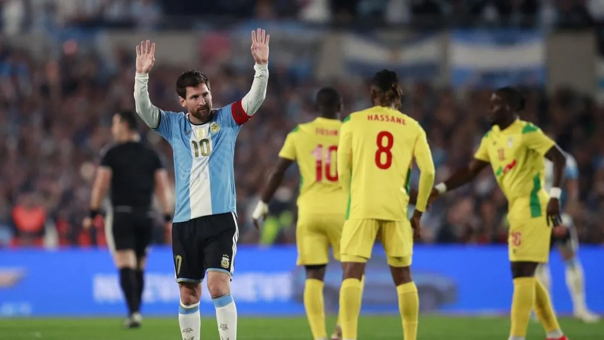 Momen Haru Messi Pensiun: Laga Argentina vs Benin Dihenti Menit 10