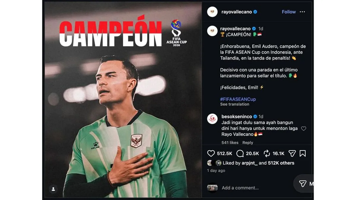 Klub Elite Eropa Heboh Timnas Indonesia Juara FIFA ASEAN Cup