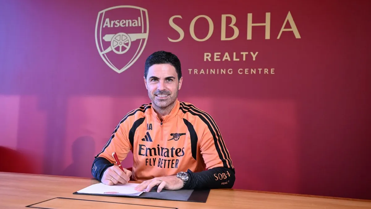 Mikel Arteta Resmi Teken Kontrak Baru di Arsenal Hingga Tahun 2030