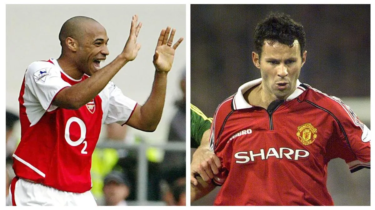 Legenda MU vs Arsenal di GBK: Ryan Giggs dan Thierry Henry Hadir