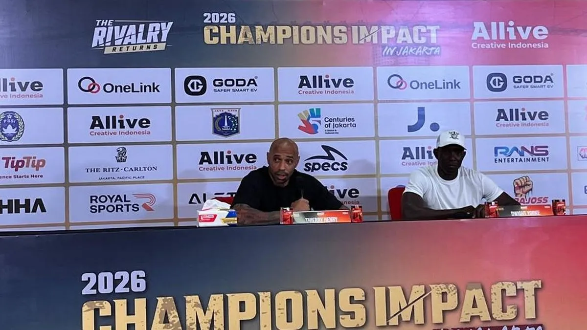 Alasan Thierry Henry Ogah Main di GBK: Otot Saya Suruh Jadi Pelatih