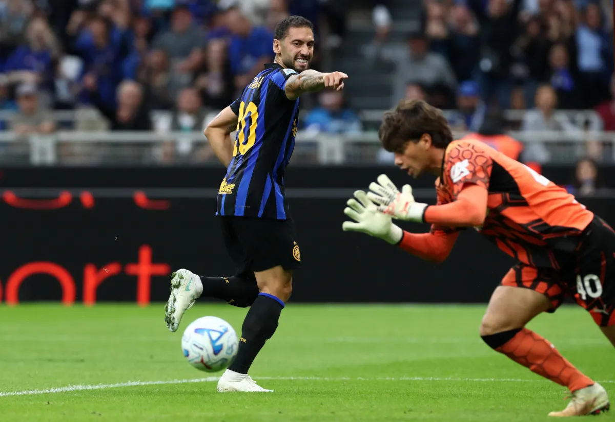 Inter Milan Bungkam Parma 3-0, Hakan Calhanoglu Hancurkan Debut Gilardino