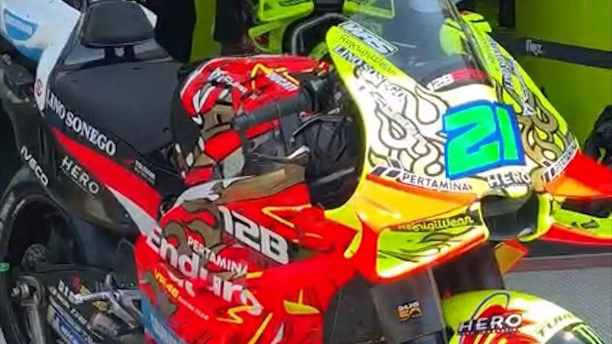 Livery Garuda Spesial VR46 Warnai MotoGP Mandalika 2026