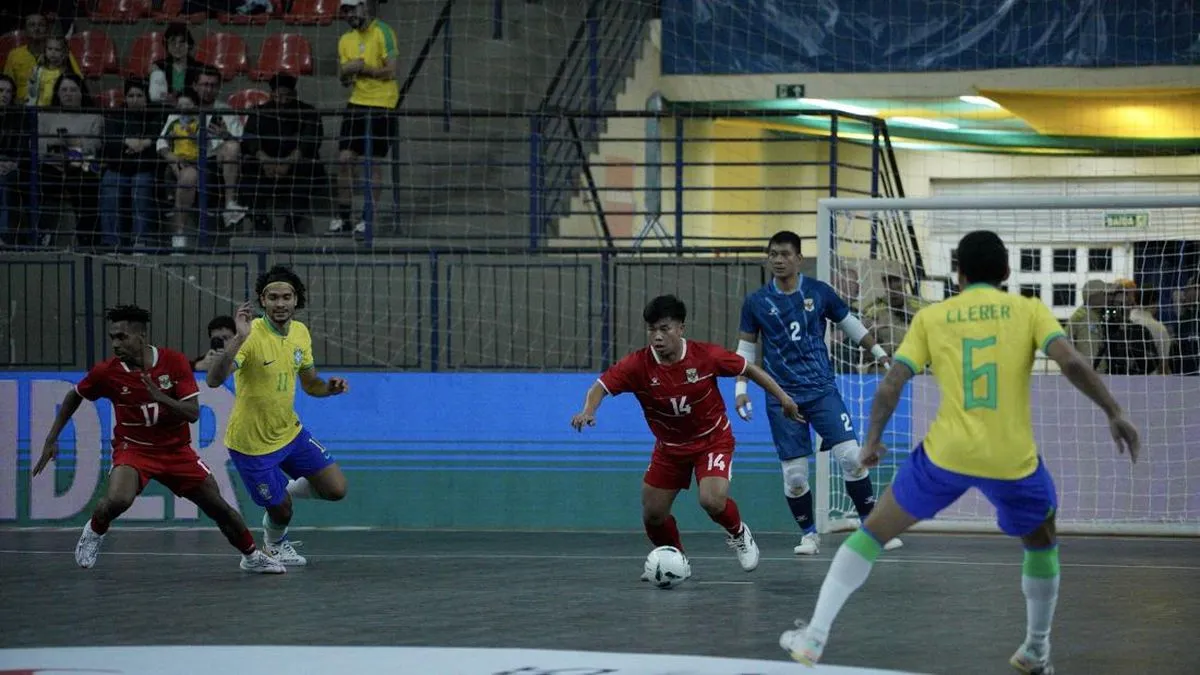 Statistik Gila Timnas Futsal Indonesia Lawan Brasil di 2026