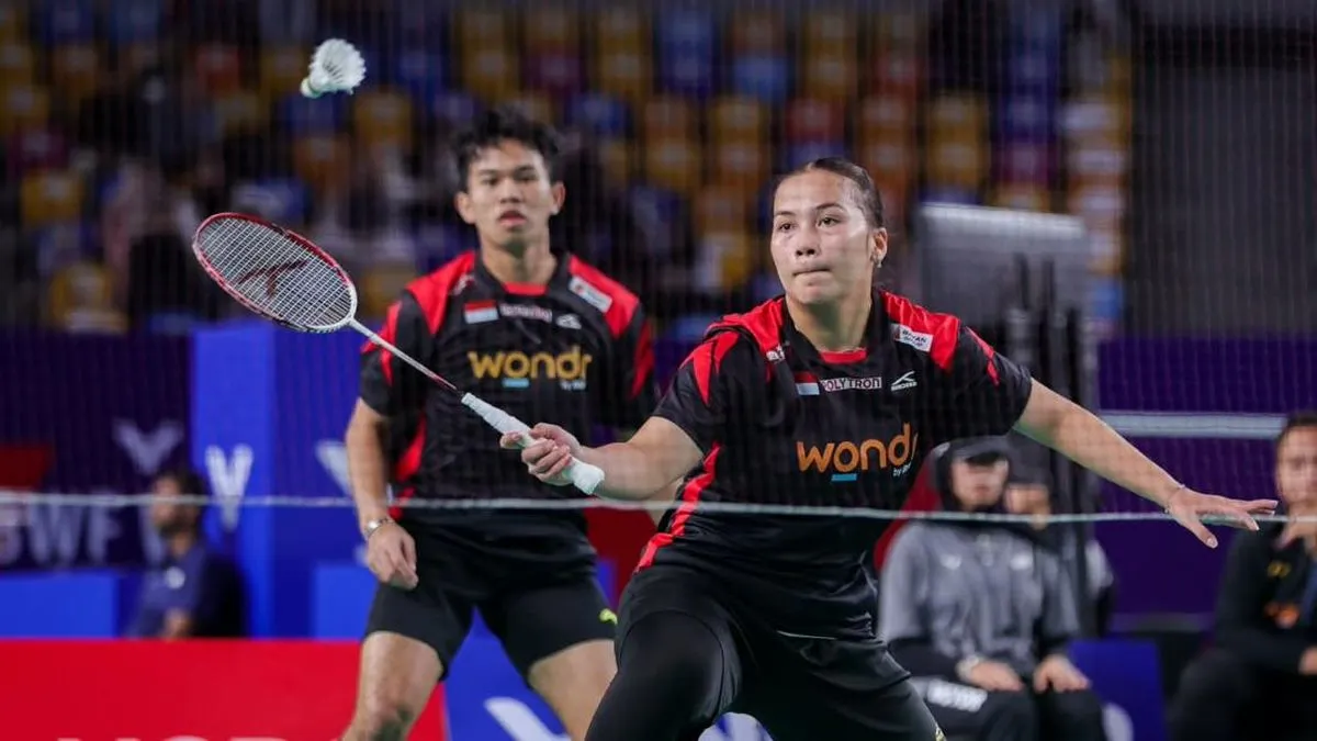 Aksi Dramatis Luthfi/Dian Kunci Gelar Juara Dunia Junior Badminton