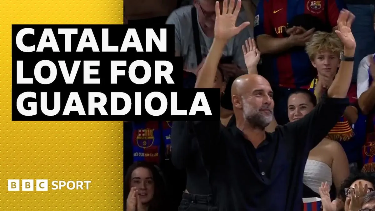 Pep Guardiola Disambut Meriah Publik Barcelona di Laga EuroLeague