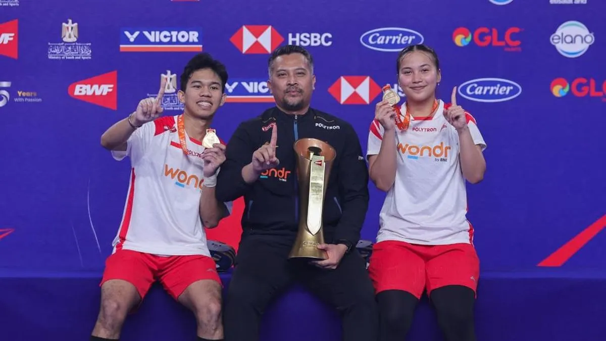 Aksi Dramatis Luthfi/Dian Rebut Gelar Juara Dunia Junior 2026