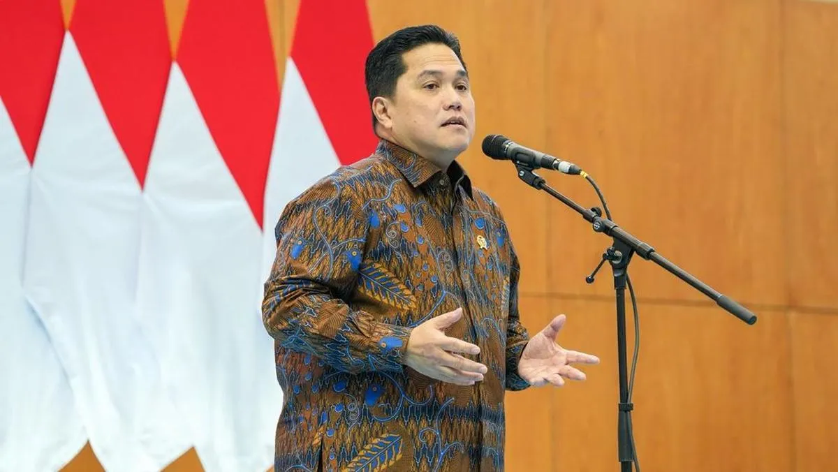 Erick Thohir Masuk Tiga Besar Pejabat Berkinerja Terbaik Versi Survei