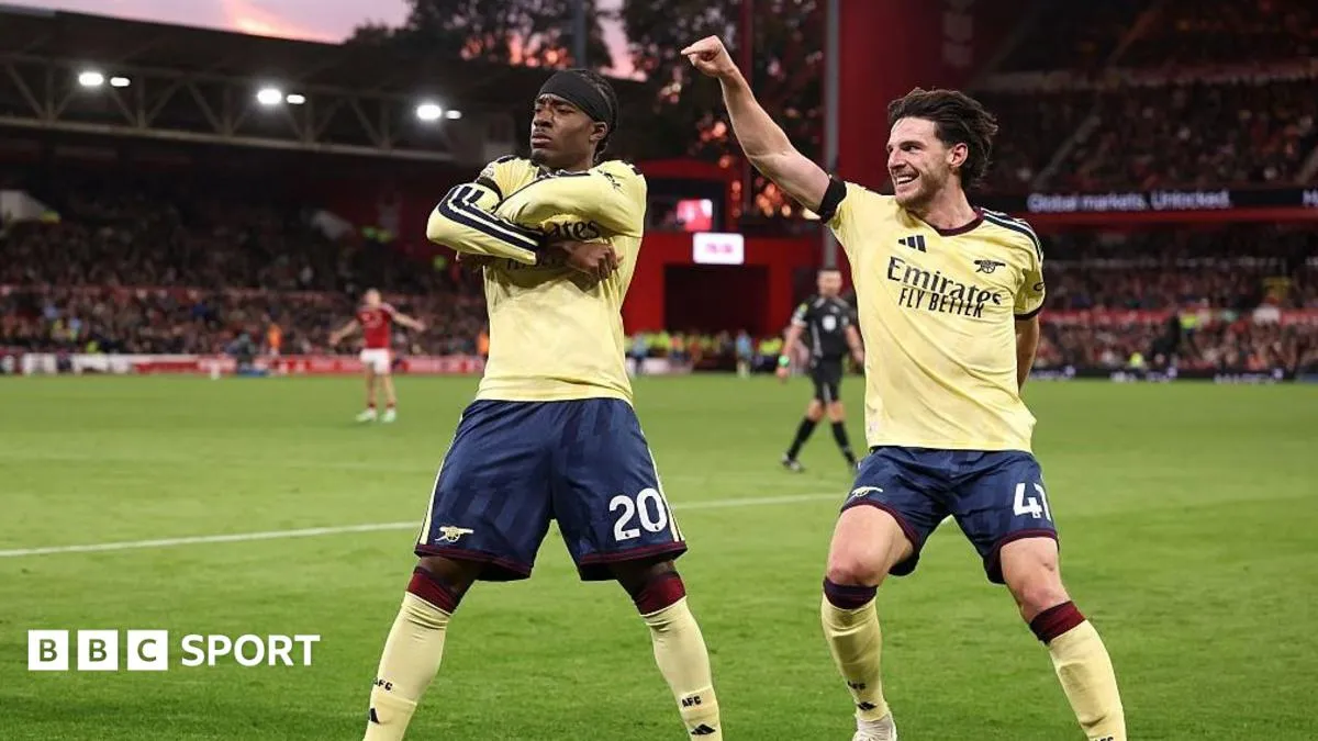 Aksi Penentu Noni Madueke Bawa Arsenal Bungkam Nottingham Forest