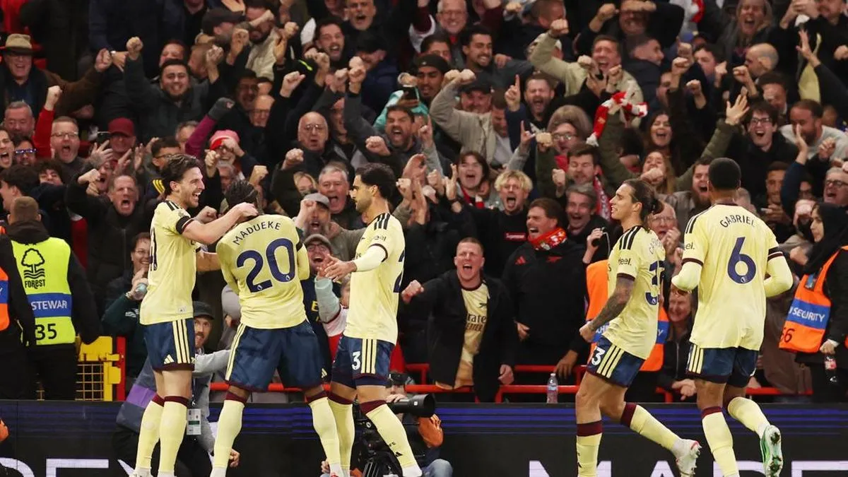 Arsenal Tempel Man City di Klasemen Usai Bekuk Nottingham Forest