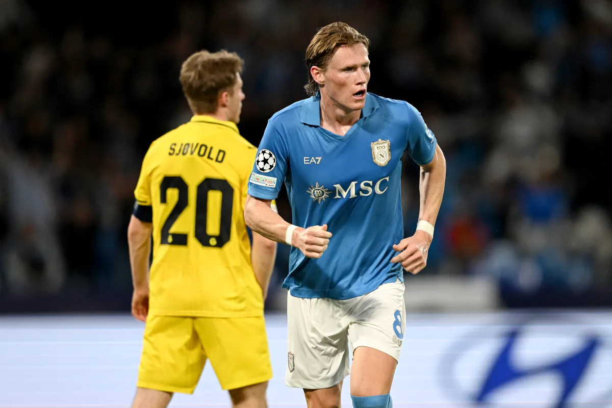 Drama 7 Gol di Liga Champions: Napoli Bekuk Bodo Glimt 4-3 Berkat McTominay