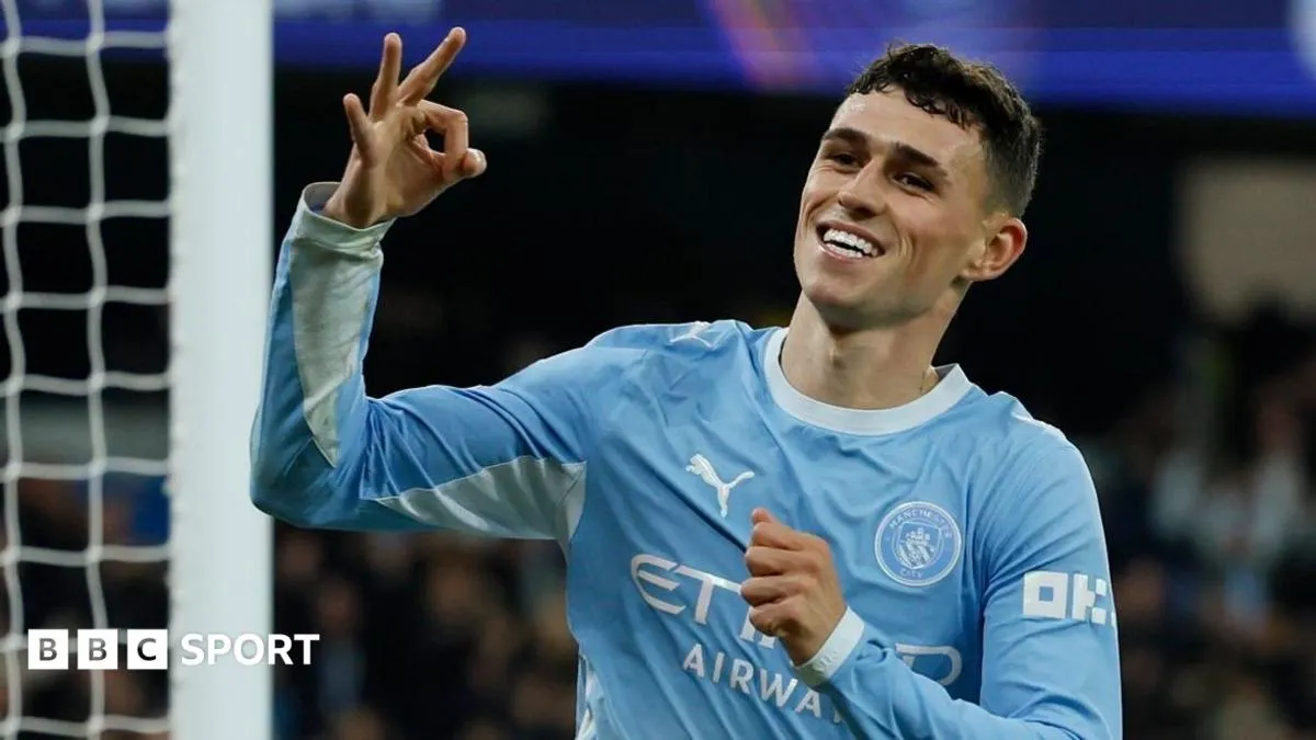Aksi Spektakuler Foden Bawa Man City Hajar AEK Athens di Eropa