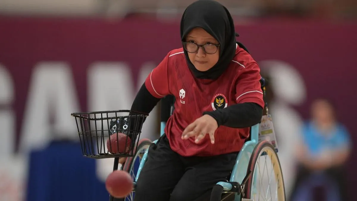 Boccia Sumbang Dua Emas Beruntun untuk Indonesia di Asian Para Games