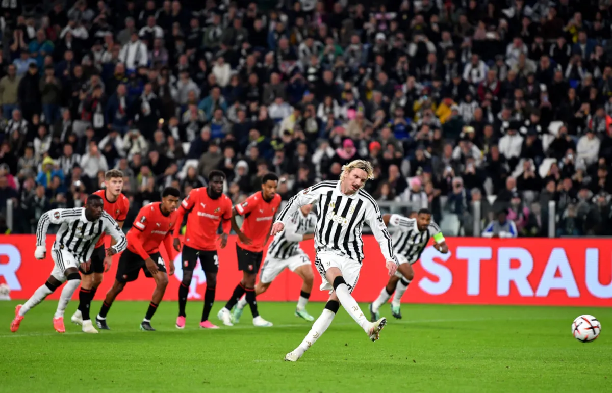 Juventus vs Rennes 2-2: Gol Penalti Woltemade Selamatkan Muka Juve
