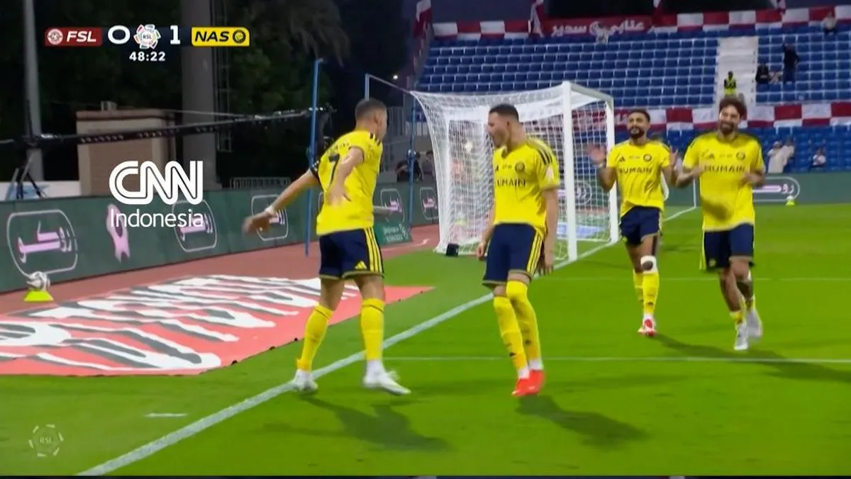 Gol Ronaldo Bawa Al Nassr Kuasai Puncak Klasemen Liga Arab Saudi
