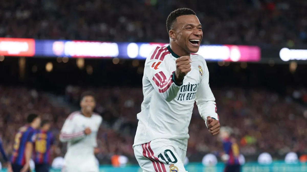 Mbappe Tembus 100 Gol Saat Real Madrid Bungkam Barcelona di El Clasico