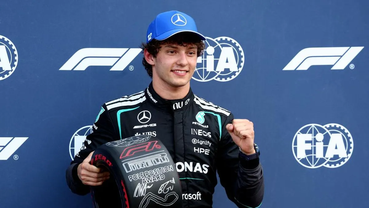 Kimi Antonelli di Ambang Rekor Sejarah Juara F1 Usai Menang di AS