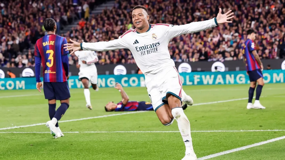 Kylian Mbappe Bungkam Barcelona, Real Madrid Panaskan LaLiga