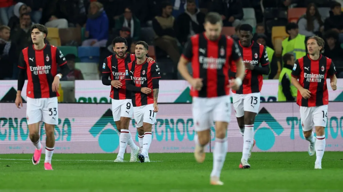 Aksi Gemilang Christian Pulisic Bawa AC Milan Bekuk Udinese 2-0