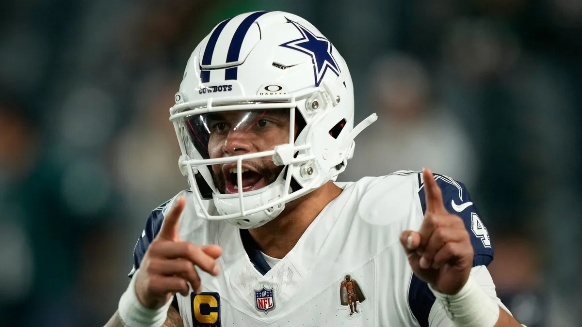 Dallas Cowboys Bungkam Philadelphia Eagles Lewat Aksi Dak Prescott