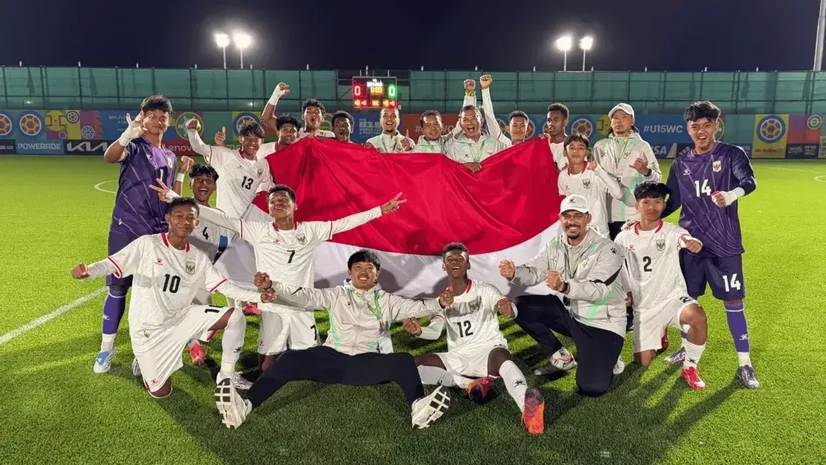 Garuda Muda Tantang Moldova di 32 Besar Piala Dunia U-15 2026