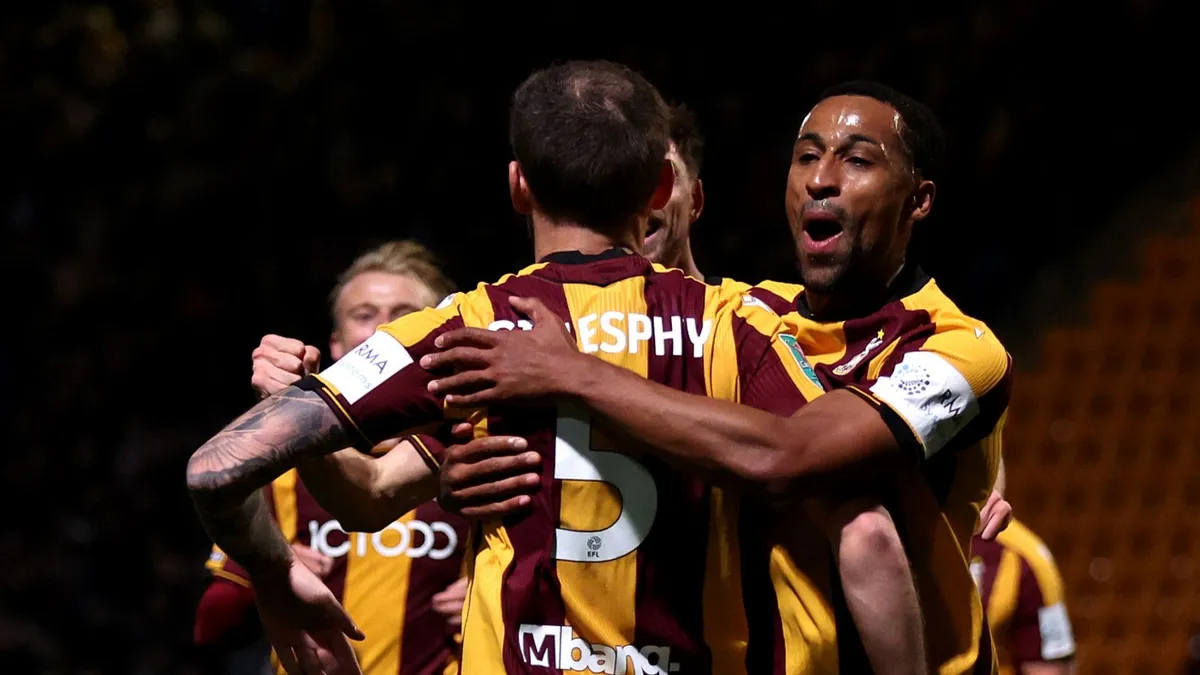 Bradford City Ukir Sejarah Manis ke Perempat Final Carabao Cup