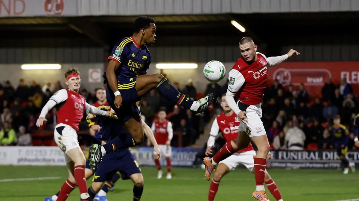 Kejutan Fleetwood Town Depak Arsenal di Carabao Cup Bikin Heboh