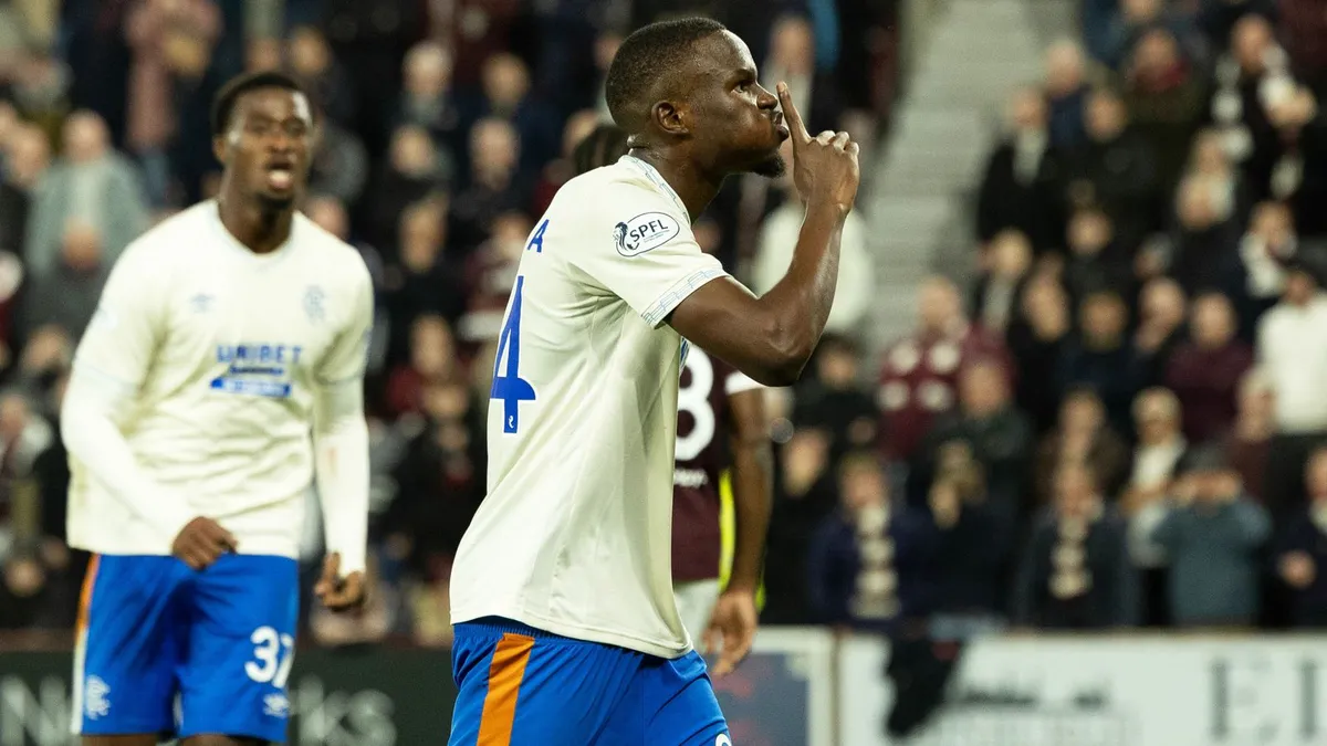 Drama Menit Akhir! Rangers Curi Poin di Kandang Hearts