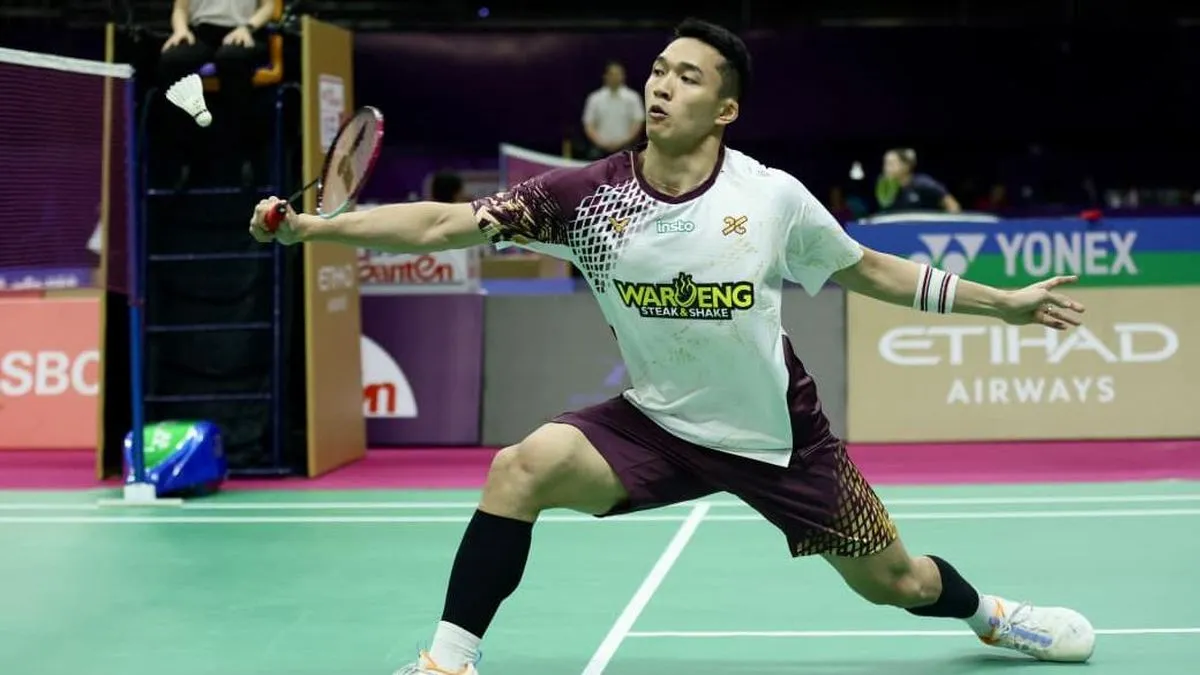 Jonatan Christie Tembus Perempat Final Hylo Open Usai Duel Alot