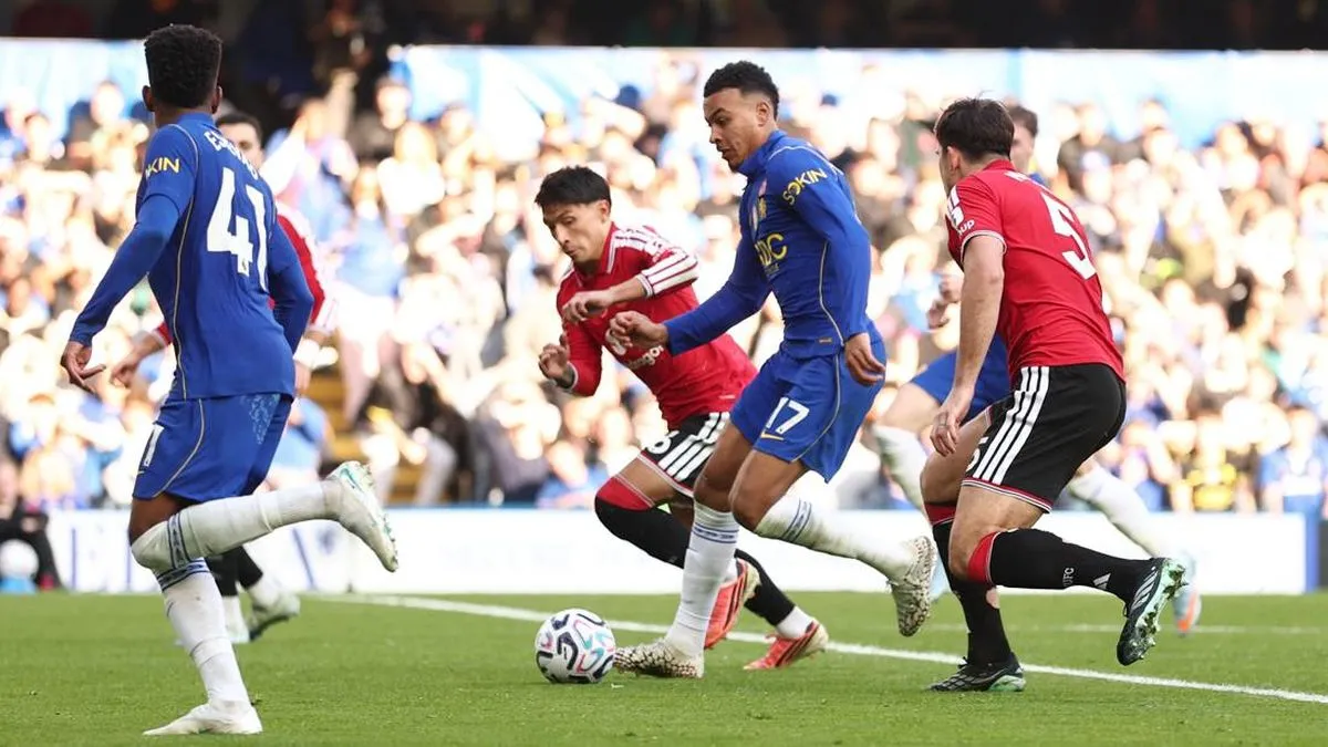 MU Nyaris Masuk Zona Merah Liga Inggris Usai Dibekuk Chelsea