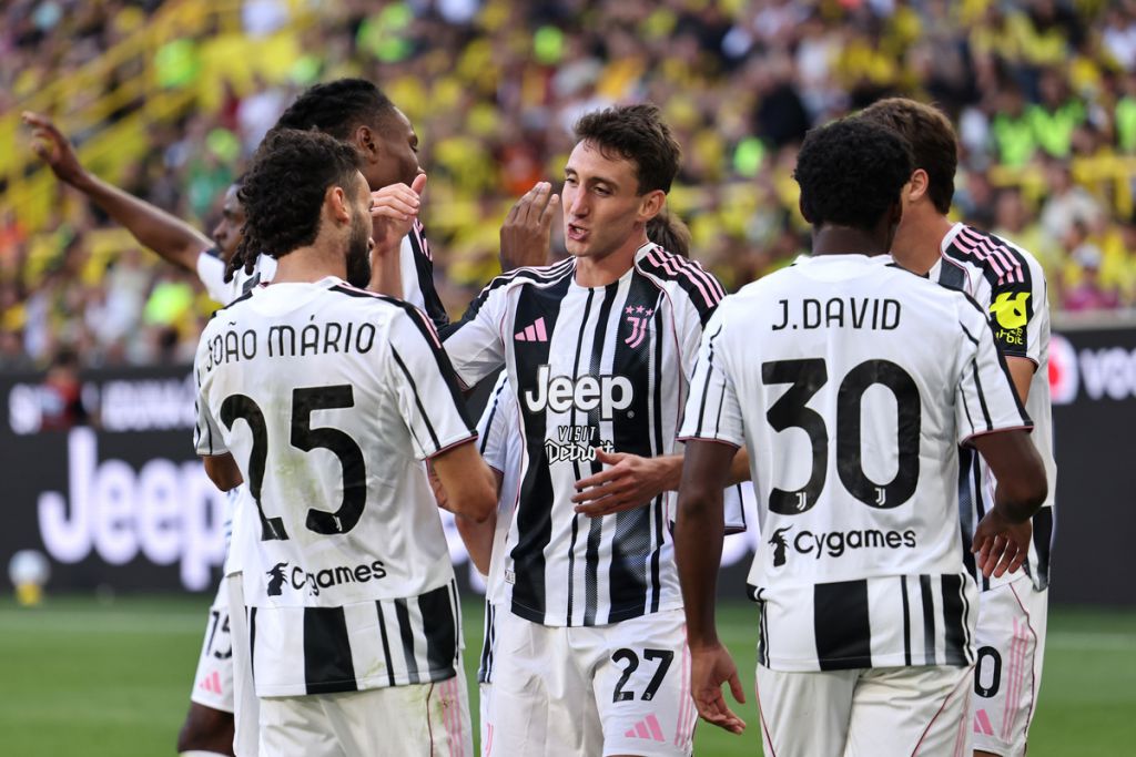 Juventus Imbang 4-4 Lawan Dortmund di Laga Pembuka